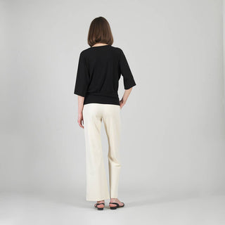 Molly Side Tie Draped Wrinkle Free Top - Evergreen Boutique
