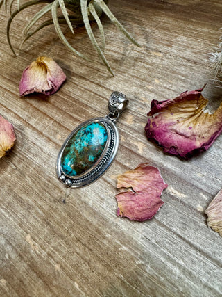 Pendant - Turquoise & Sterling Silver