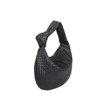 Melie Bianco Brigitte Black Recycled Vegan Shoulder Bag - Evergreen Boutique