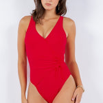 ONE PIECE RUCHED SIDE SWIMSUIT-Evergreen Boutique