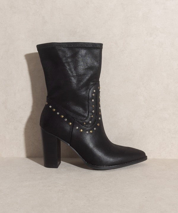 OASIS SOCIETY Paris - Studded Boots - Evergreen Boutique