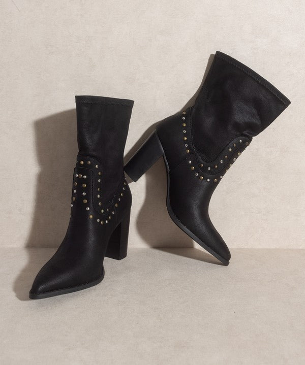 OASIS SOCIETY Paris - Studded Boots - Evergreen Boutique