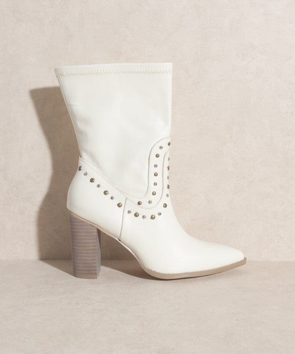 OASIS SOCIETY Paris - Studded Boots - Evergreen Boutique