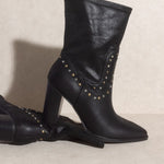 OASIS SOCIETY Paris - Studded Boots - Evergreen Boutique