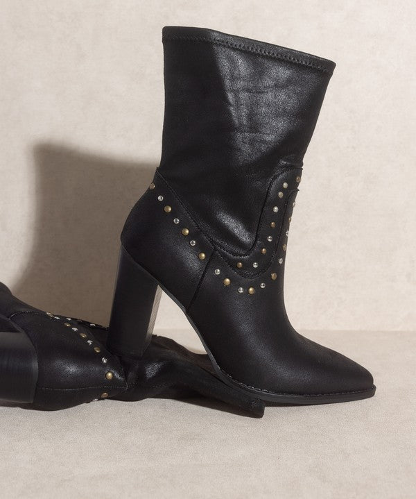 OASIS SOCIETY Paris - Studded Boots - Evergreen Boutique