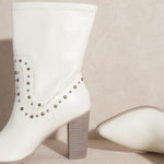 OASIS SOCIETY Paris - Studded Boots - Evergreen Boutique