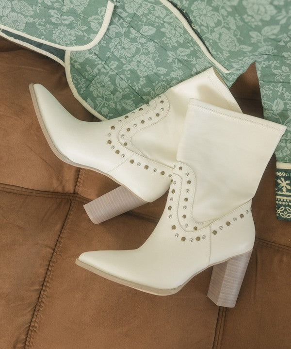 OASIS SOCIETY Paris - Studded Boots - Evergreen Boutique