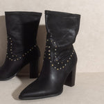 OASIS SOCIETY Paris - Studded Boots - Evergreen Boutique