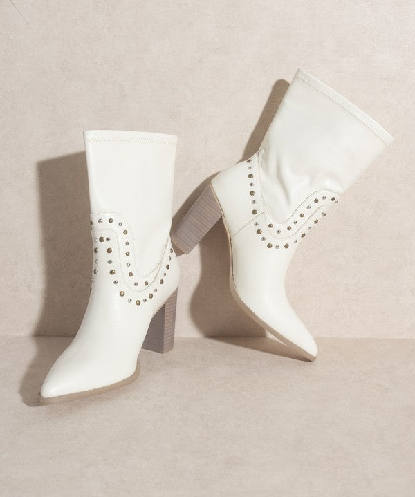 OASIS SOCIETY Paris - Studded Boots - Evergreen Boutique