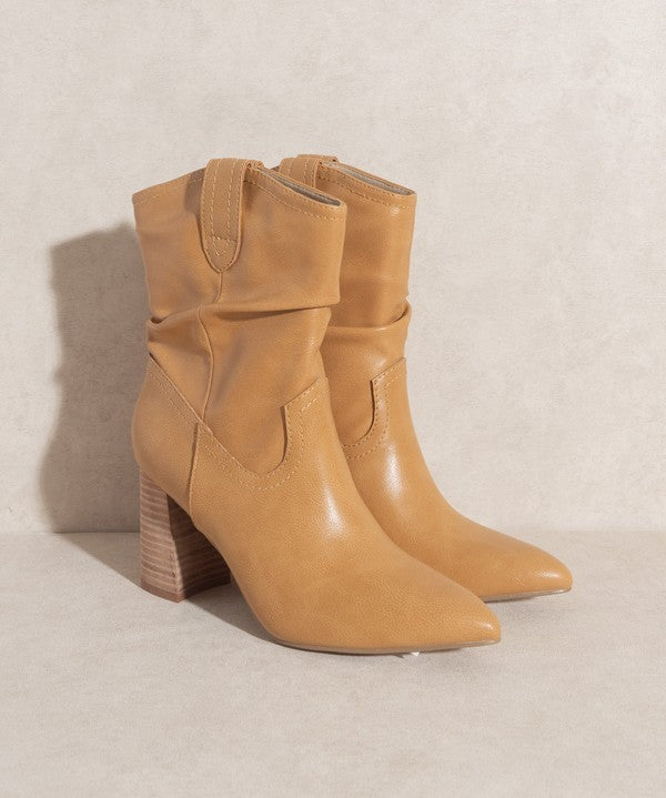 Oasis Society Mavis - Western Style Bootie - Evergreen Boutique