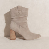 Oasis Society Mavis - Western Style Bootie - Evergreen Boutique