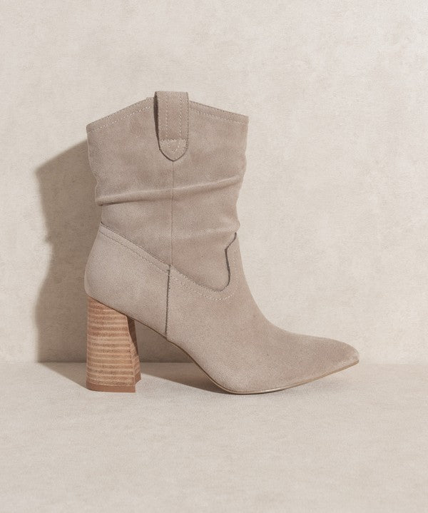 Oasis Society Mavis - Western Style Bootie - Evergreen Boutique