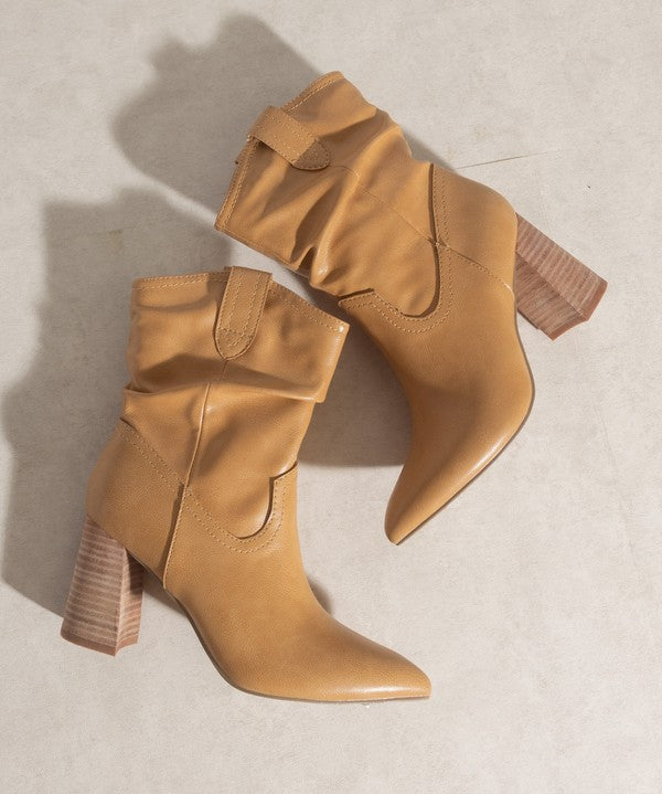 Oasis Society Mavis - Western Style Bootie - Evergreen Boutique