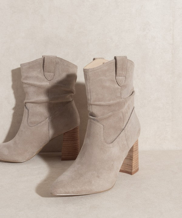 Oasis Society Mavis - Western Style Bootie - Evergreen Boutique