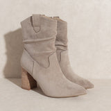 Oasis Society Mavis - Western Style Bootie - Evergreen Boutique