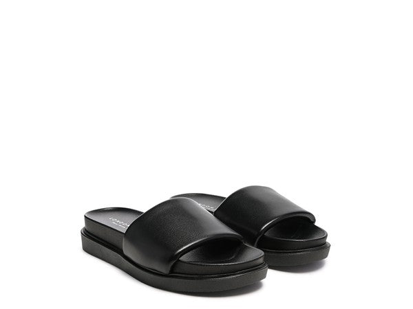 MOULDED POOL SLIDES-Evergreen Boutique