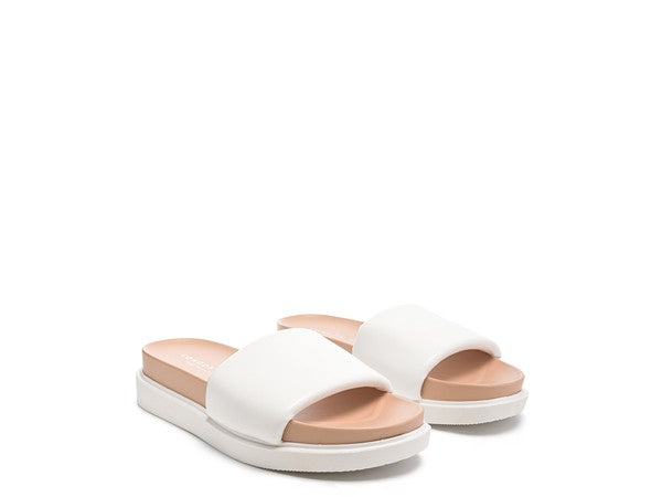 MOULDED POOL SLIDES-Evergreen Boutique