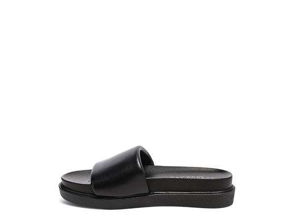 MOULDED POOL SLIDES-Evergreen Boutique