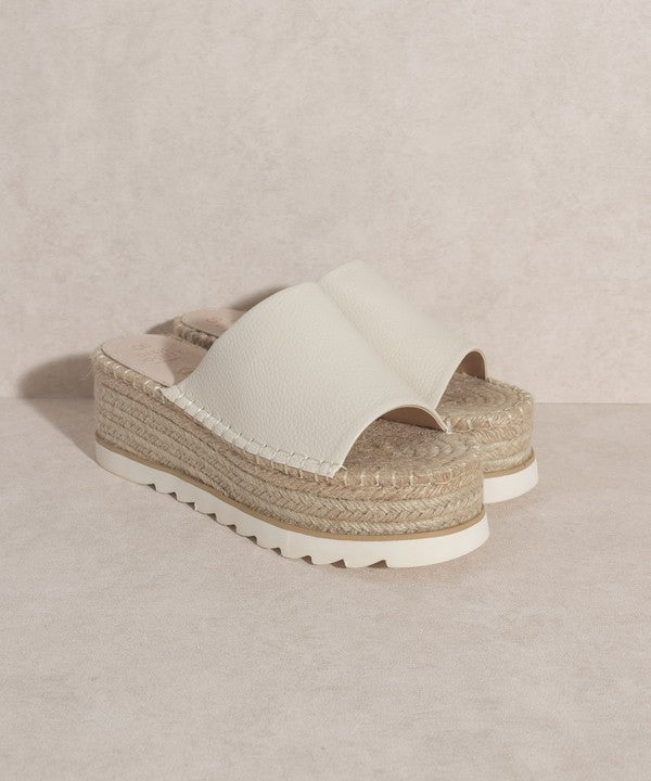 OASIS SOCIETY Ivy - Espadrille Platform Sandal-Evergreen Boutique