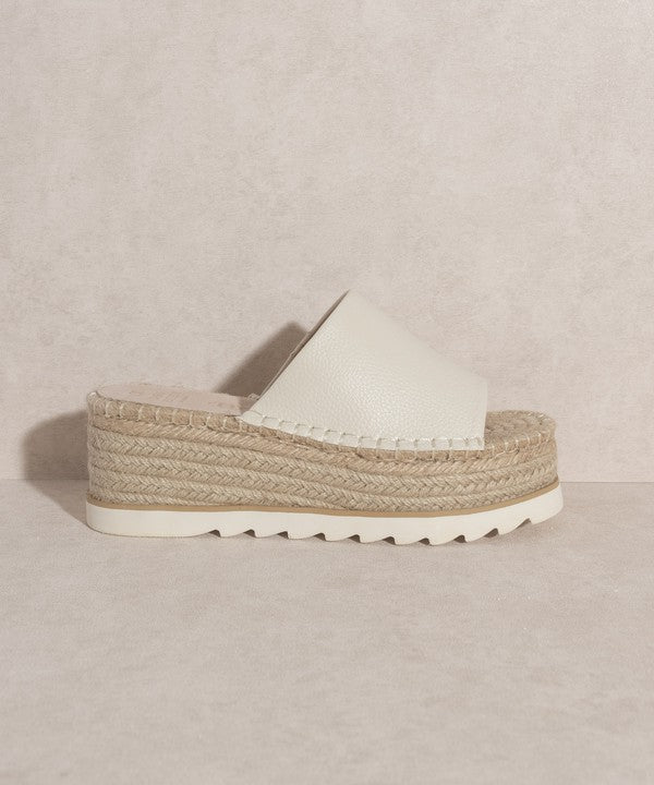 OASIS SOCIETY Ivy - Espadrille Platform Sandal-Evergreen Boutique