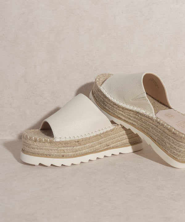 OASIS SOCIETY Ivy - Espadrille Platform Sandal-Evergreen Boutique