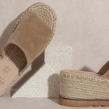 OASIS SOCIETY Ivy - Espadrille Platform Sandal-Evergreen Boutique