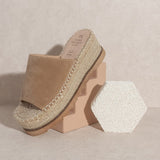 OASIS SOCIETY Ivy - Espadrille Platform Sandal-Evergreen Boutique