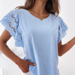 Jasmine Lace Top-Evergreen Boutique