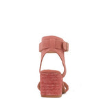 RAYNA BLUSH BRAIDED JUTE STRAP AND SUEDE SANDAL-Evergreen Boutique