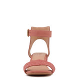 RAYNA BLUSH BRAIDED JUTE STRAP AND SUEDE SANDAL-Evergreen Boutique