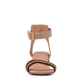 RAYNA BLUSH BRAIDED JUTE STRAP AND SUEDE SANDAL-Evergreen Boutique