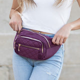 Quilted Belt Sling Bum Bag-Evergreen Boutique