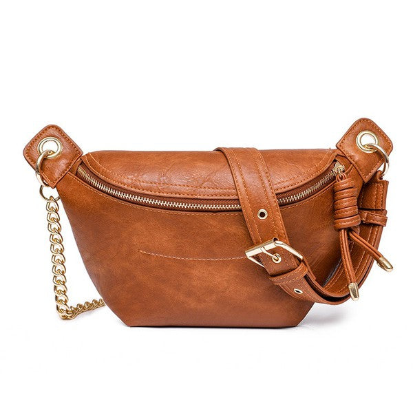 Luxe Convertible Sling Belt Bum Bag-Evergreen Boutique