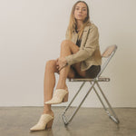 Oasis Society Kiara - Western Inspired Heeled Mule - Evergreen Boutique