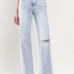 90's Vintage Super High-Rise Flare Jeans-Evergreen Boutique