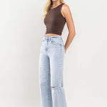 90's Vintage Super High-Rise Flare Jeans-Evergreen Boutique