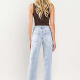 90's Vintage Super High-Rise Flare Jeans-Evergreen Boutique