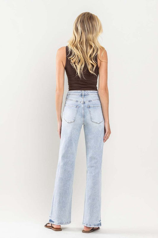 90's Vintage Super High-Rise Flare Jeans-Evergreen Boutique