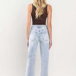 90's Vintage Super High-Rise Flare Jeans-Evergreen Boutique