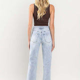 90's Vintage Super High-Rise Flare Jeans-Evergreen Boutique