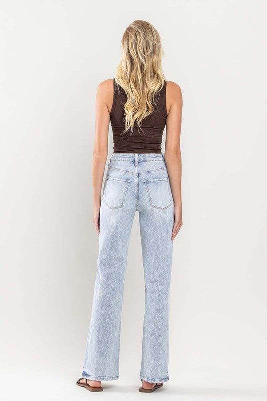 90's Vintage Super High-Rise Flare Jeans-Evergreen Boutique