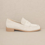 OASIS SOCIETY June - Square Toe Penny Loafers-Evergreen Boutique