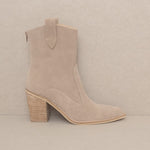 OASIS SOCIETY Tara - Two Paneled Western Boot-Evergreen Boutique