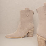 OASIS SOCIETY Tara - Two Paneled Western Boot-Evergreen Boutique