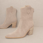 OASIS SOCIETY Tara - Two Paneled Western Boot-Evergreen Boutique