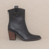 OASIS SOCIETY Tara - Two Paneled Western Boot-Evergreen Boutique