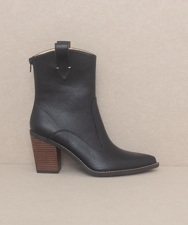 OASIS SOCIETY Tara - Two Paneled Western Boot-Evergreen Boutique