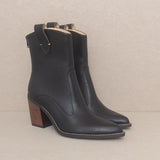 OASIS SOCIETY Tara - Two Paneled Western Boot-Evergreen Boutique