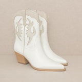 OASIS SOCIETY Houston - Layered Panel Cowboy Boot-Evergreen Boutique