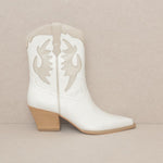 OASIS SOCIETY Houston - Layered Panel Cowboy Boot-Evergreen Boutique